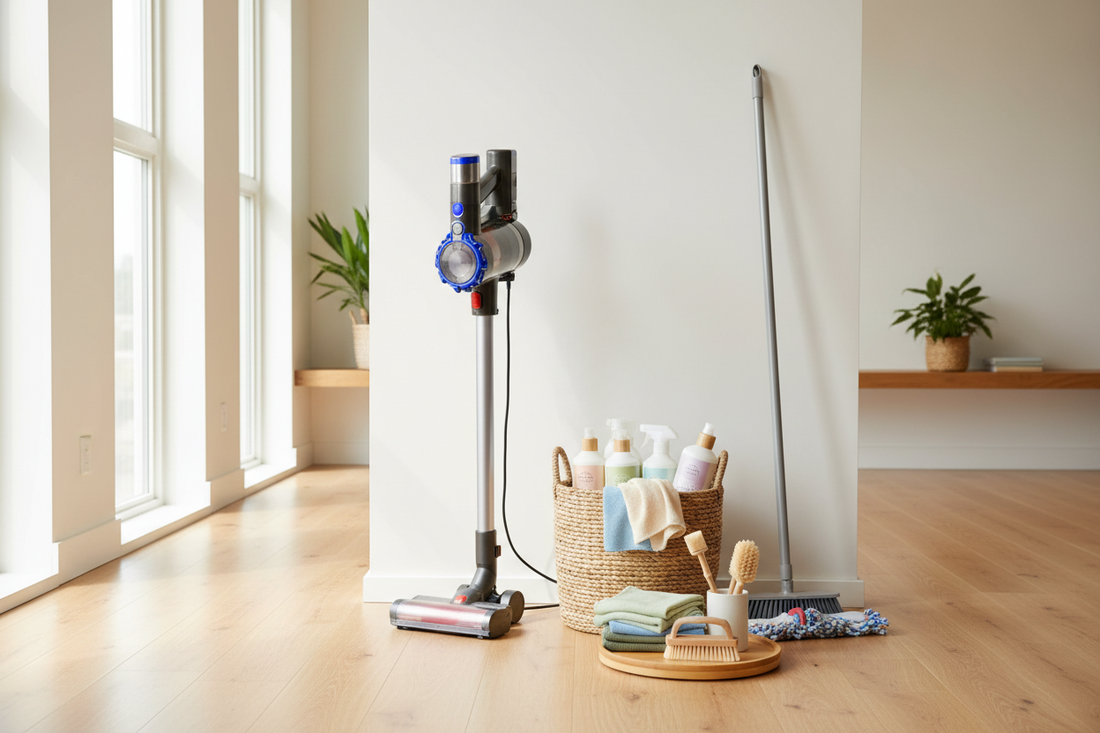 A Practical Home Cleaning Routine Using Vacuums, Cleaning Tools, and Household Cleaning Products