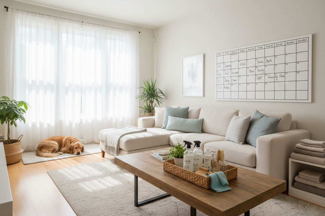 The Ultimate Weekly Cleaning Schedule for Busy American Families