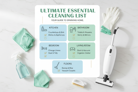 The Ultimate Essential Cleaning List