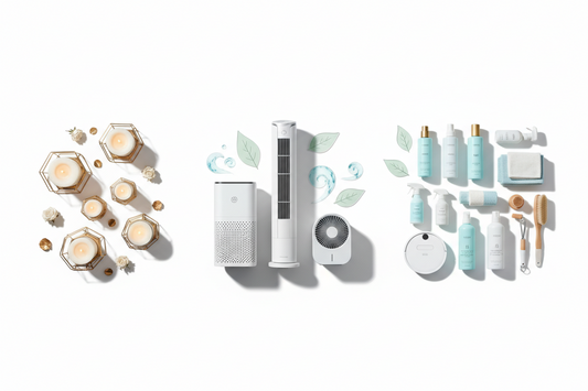 Total Home Hygiene System: Candles & Holders, Cooling & Air Quality, and Cleaning & Maintenance for Whole-House Optimization