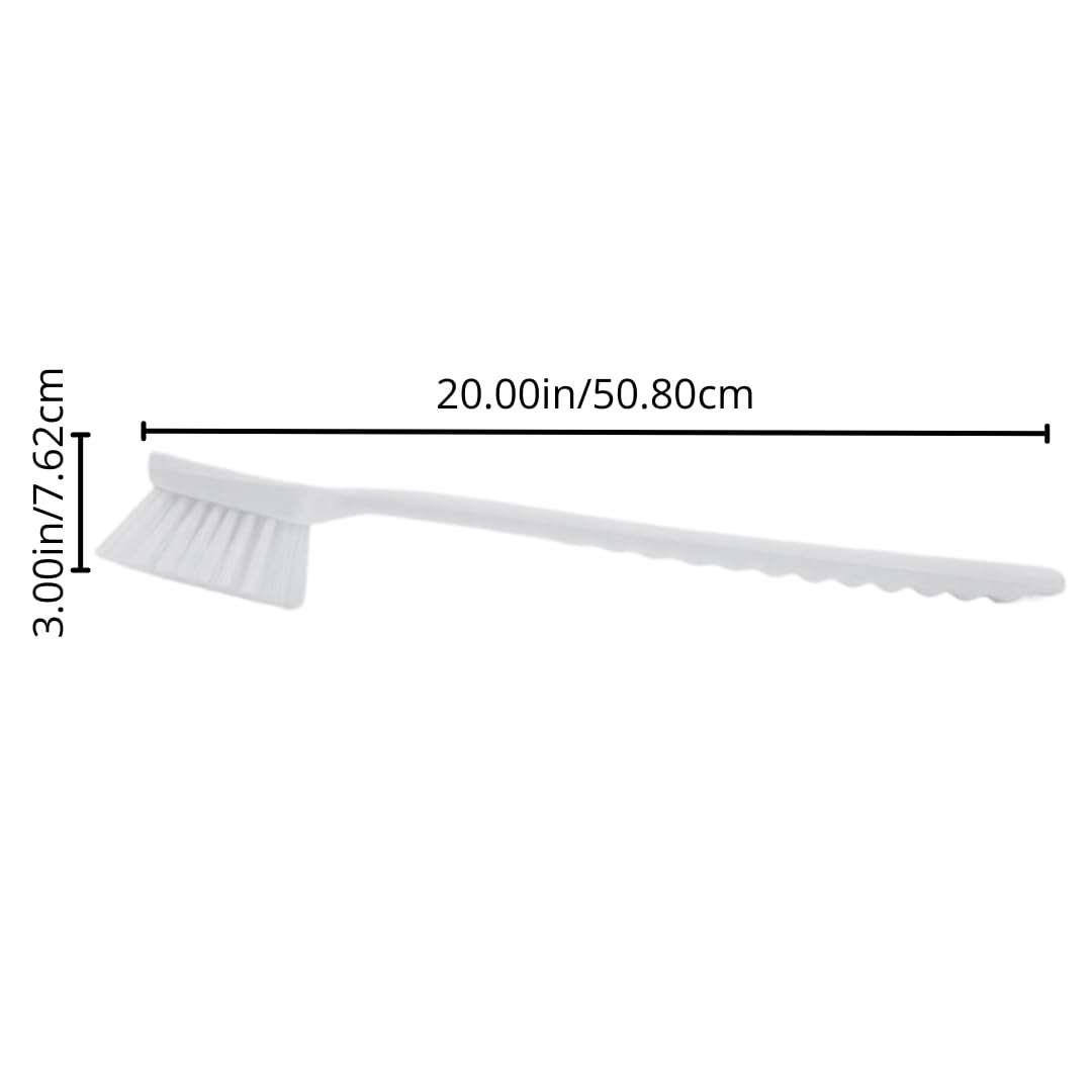 SPARTA 40501EC14 Large Plastic Scrub Brush, 20 Inches, Blue (Pack of 2) - Kitchen and Utility Cleaning With Long Handle