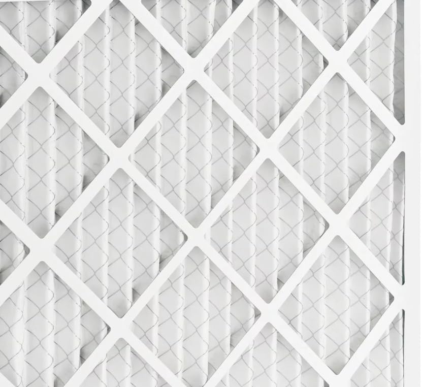 BNX TruFilter 20x24x1 Air Filter MERV 13 (12-Pack) - MADE IN USA - Electrostatic Pleated Air Conditioner HVAC AC Furnace Filters for Allergies, Pollen, Mold, Bacteria, Smoke, Allergen, MPR 1900 FPR 10