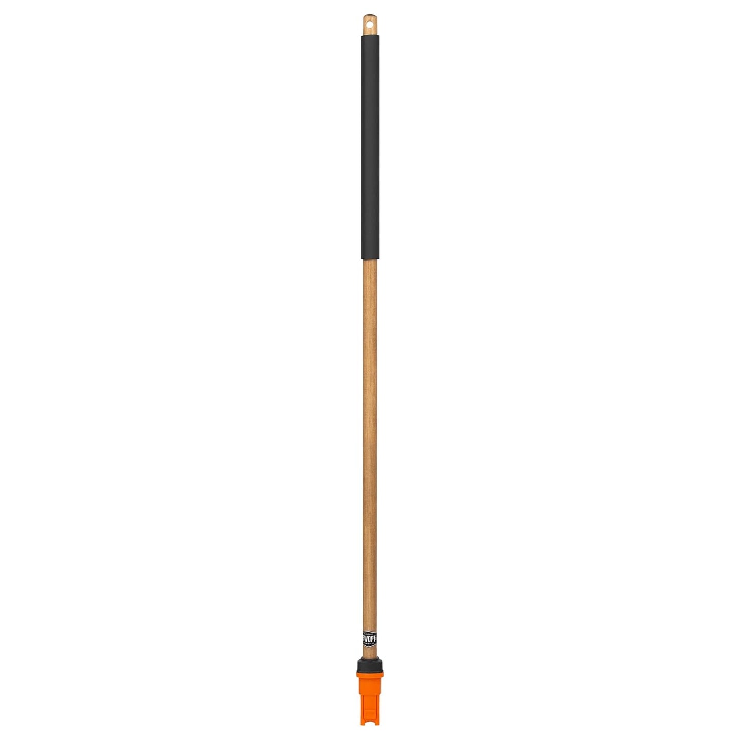 SWOPT Premium 48” EVA Foam Comfort Grip Wooden Handle – Ergonomic Design Eliminates Loose Handles —Interchangeable with All SWOPT Cleaning Products for More Efficient Cleaning and Storage