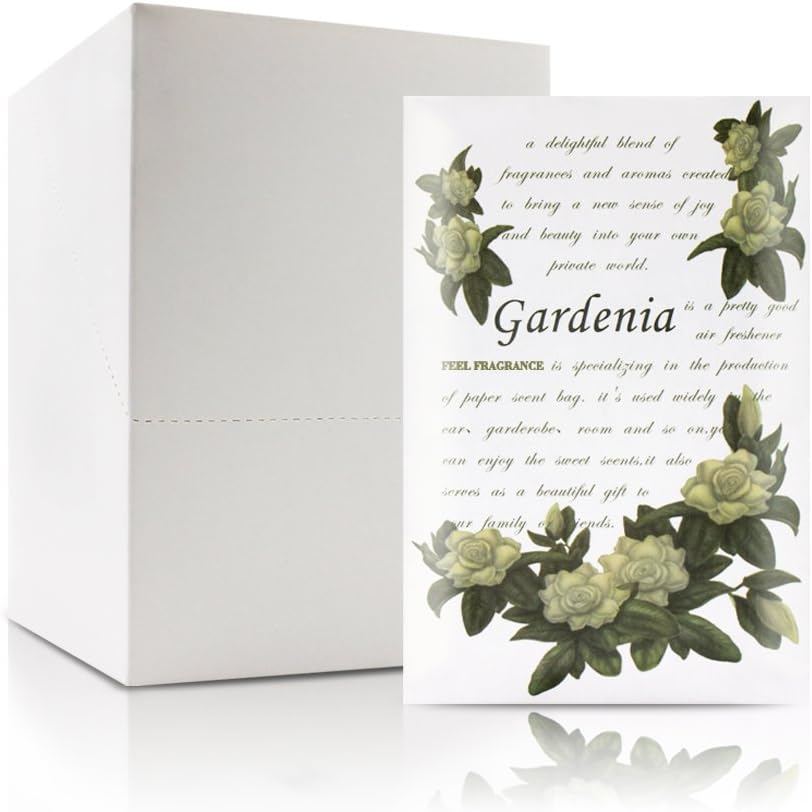 Scented Sachet for Drawers and Closets - Sachet Bags, Lot of 12 (Gardenia)