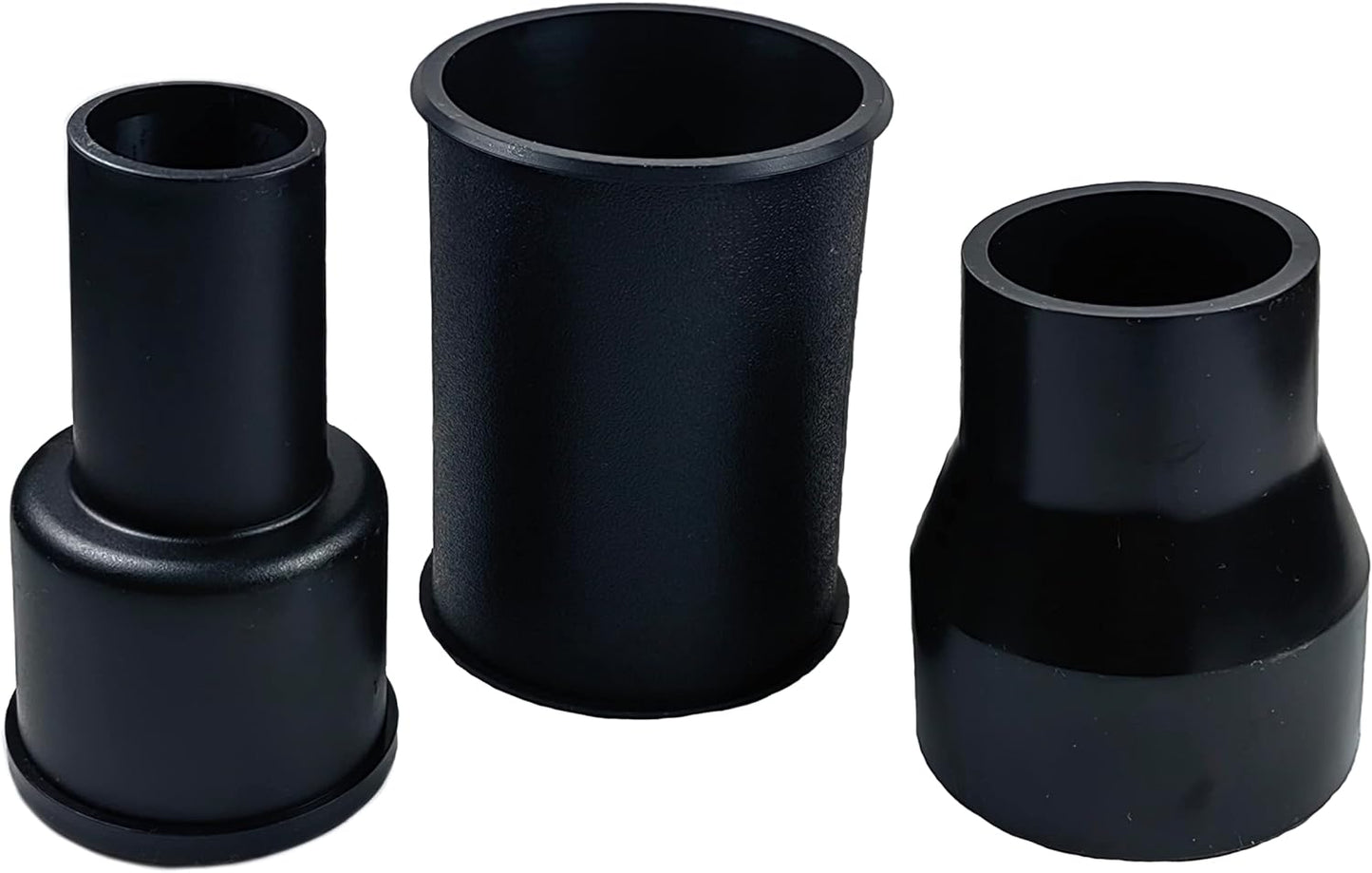 palart 3 Piece Vacuum Adapter Combo Kit Fits Wet Dry Vacuum Cleaners Connector Accessory, includes a 2-1/2 in. to 1-7/8 in. accessory adapter, a 1-7/8 in. to 1-1/4 in. and a hose-to-hose connector