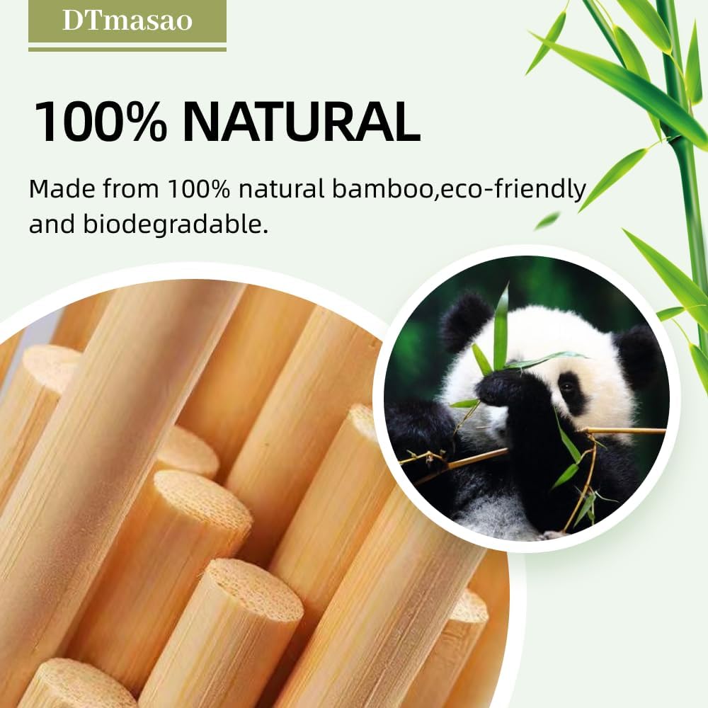 1/2 x 17.5 Inch 25 PCS Dowel Rods Wood Sticks Wooden Dowel Rods - Unfinished Bamboo Sticks - for Crafts and DIYers