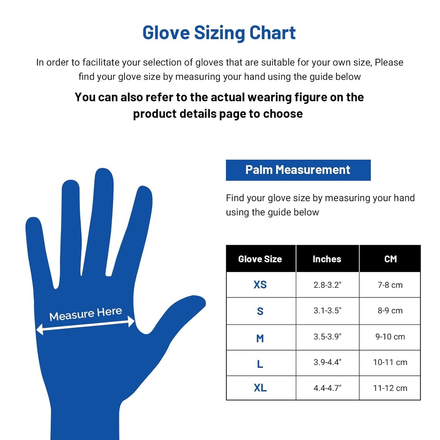 JMU Nitrile Exam Gloves XL Case of 1200, 3.5 Mil, Disposable Gloves Latex Free, Medical & Home Cleaning Gloves