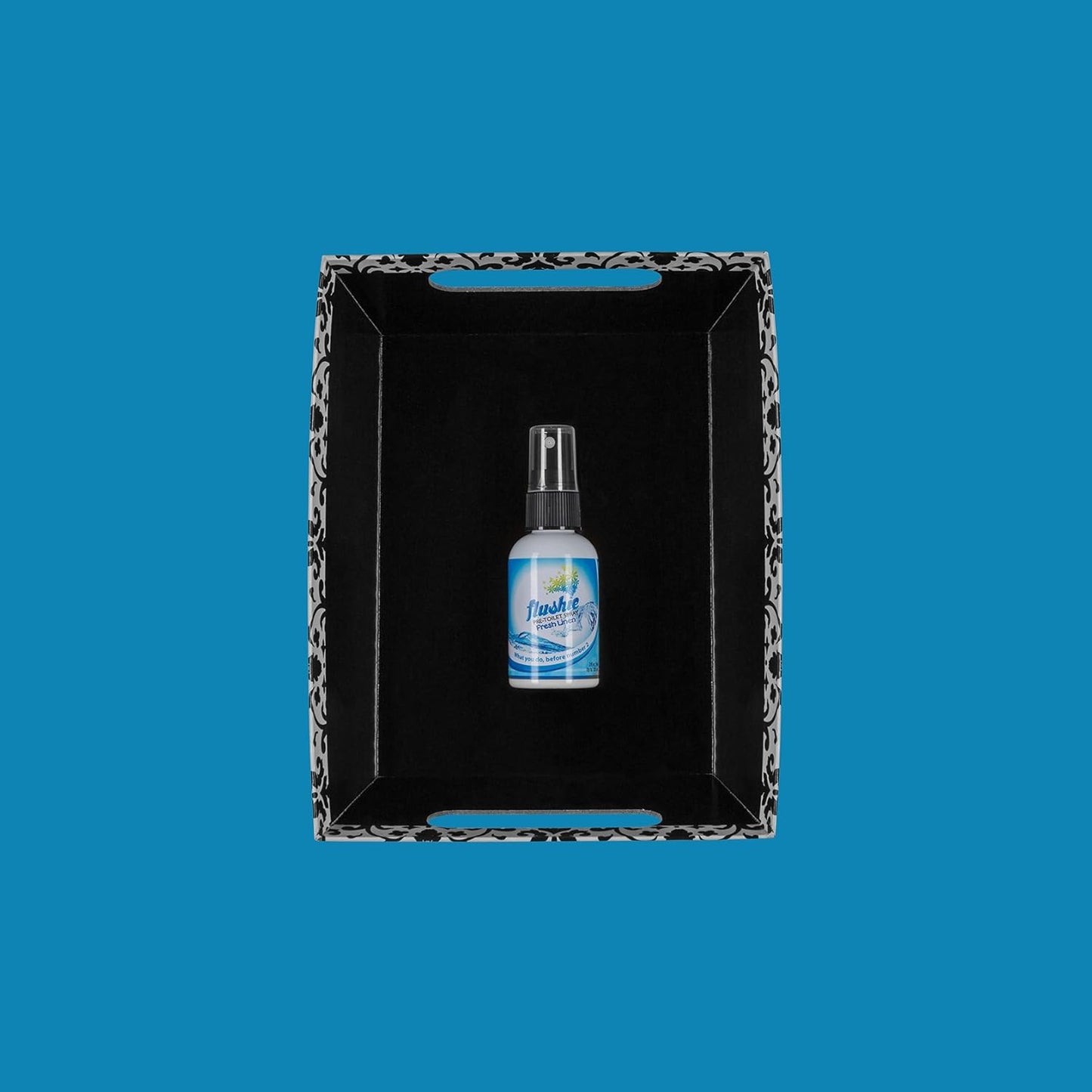 Flushie Pre-Toilet Spray - Travel Size Toilet Deodorizer and Poop Odor Eliminator (Linen, 2oz 2pack)