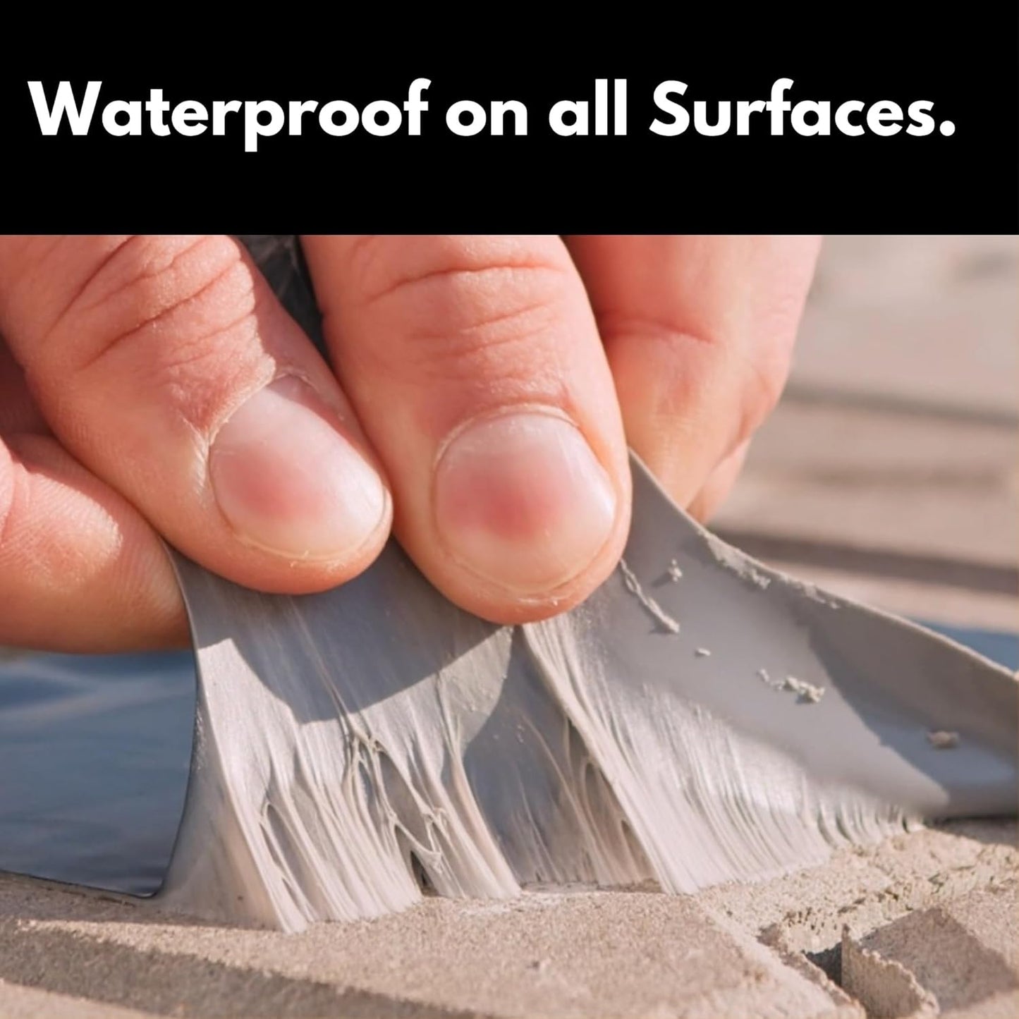 HSS RV Sealant Tape with MicroSealant - Waterproof Commercial Roofing Tape for Roof and RV Repair - UV- & Weatherproof - White - 6 inch x 25 ft.