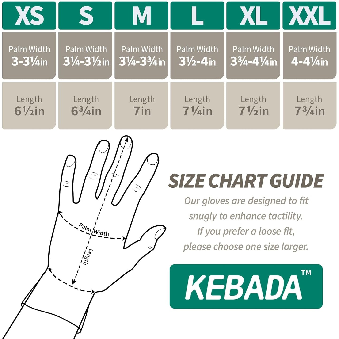 Kebada W1 Work Gloves for Men and Women, PU Coated Safety Gloves with Grip, Touchscreen, Ideal for Warehouse Package Handling, Construction, Gardening, Green XX-Large