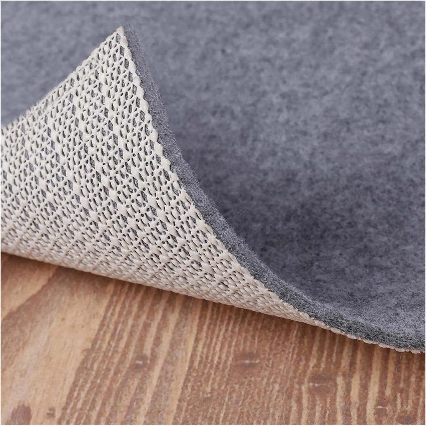 Non Slip Rug Pad Grippers - 5x6, 1/8" Thick, (Felt + Rubber) Double Layers Area Carpet Mat Tap, Provides Protection and Cushioning for Hardwood or Tile Floors