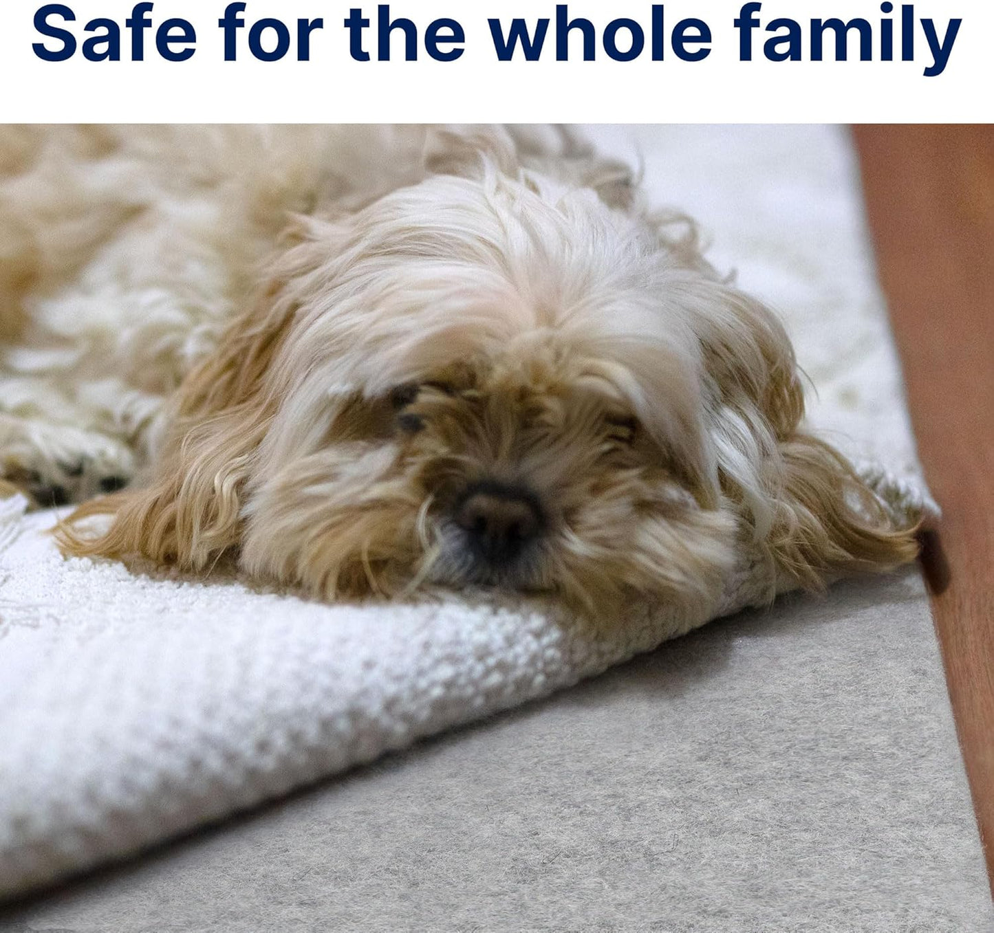 RUGPADUSA - Eco-Plush - 10' Square - 1/2" Thick - 100% Felt - Luxurious Cushioned Rug Pad - Available in 3 Thicknesses, Many Custom Sizes
