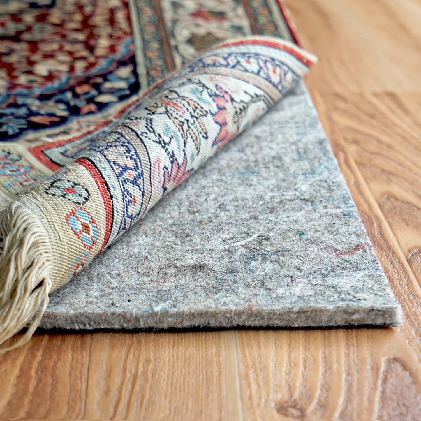 RUGPADUSA - Dual Surface - 2'x8' - 1/4" Thick - Felt + Rubber - Non-Slip Backing Rug Pad - Safe for All Floors