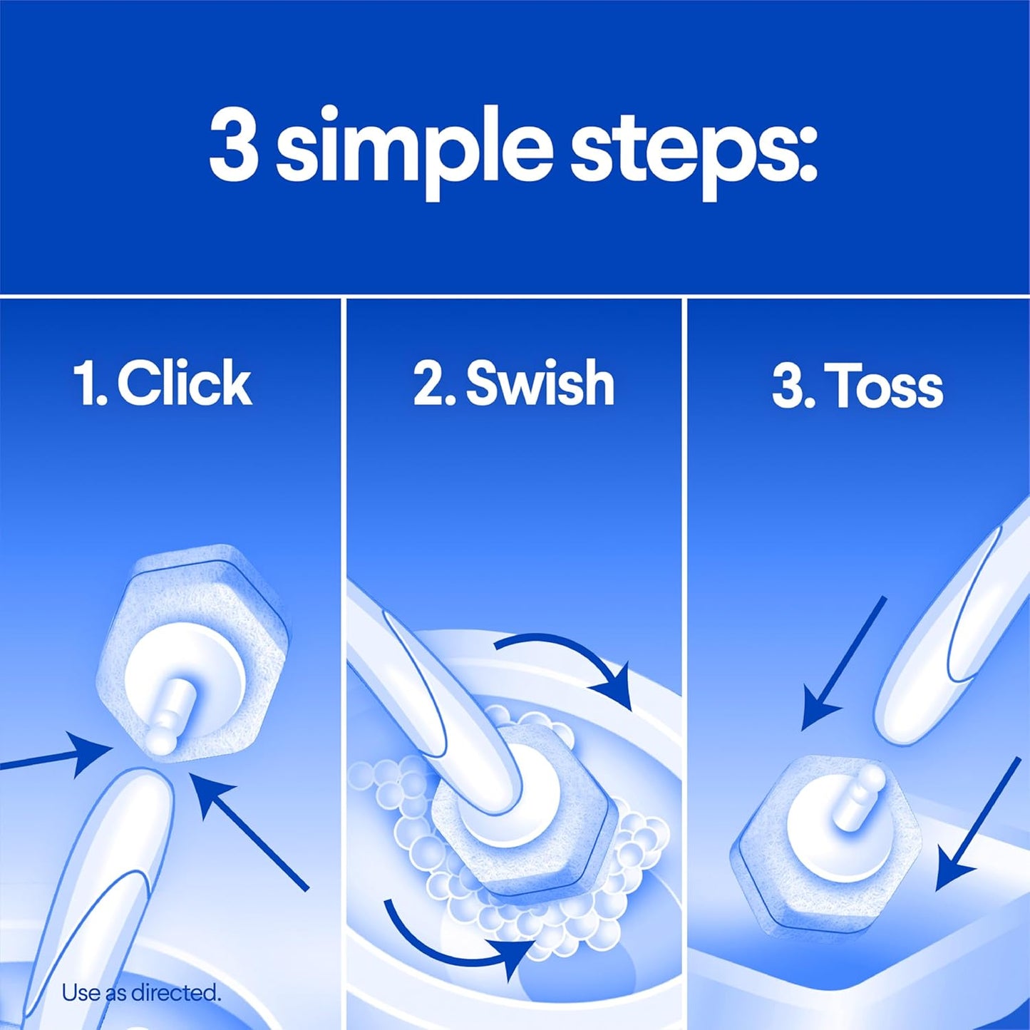 Clorox ToiletWand Toilet Cleaner Refills, Toilet brush, Original, 10 Count