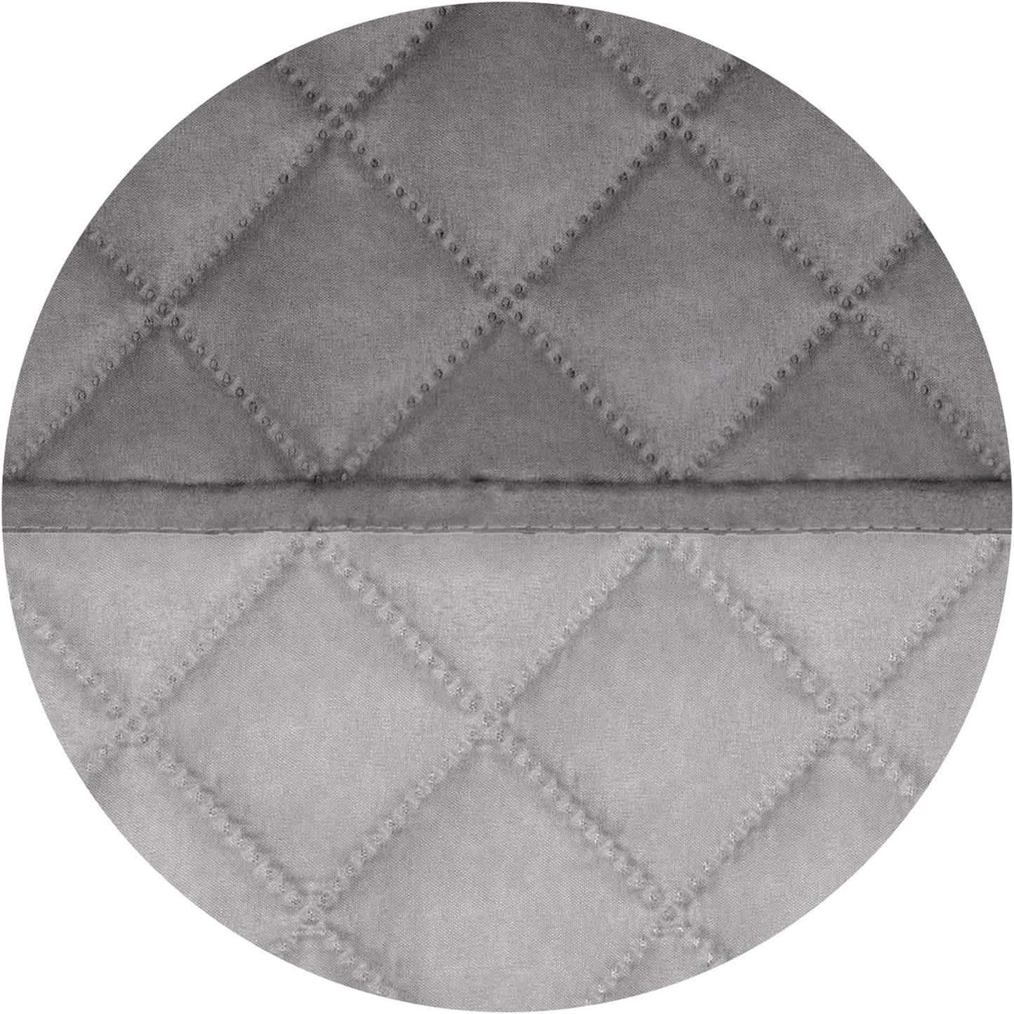 PureFit Reversible Quilted Sofa Cover, Water Resistant Slipcover Furniture Protector, Washable Couch Cover with Non Slip and Elastic Straps for Kids, Dogs, Pets (Oversized Recliner, Gray/Light Gray)