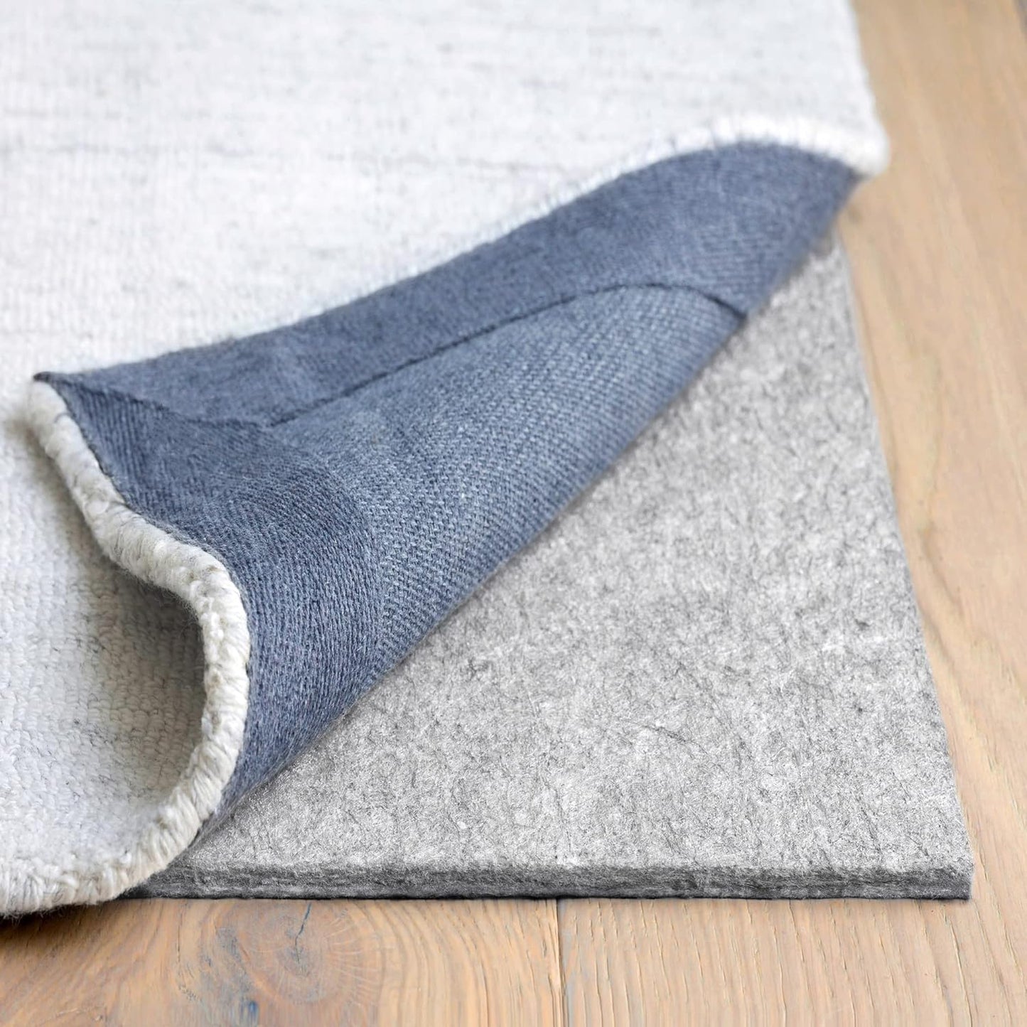 RUGPADUSA - Dual Surface - 2'6" x 7' - 3/8" Thick - Felt + Rubber - Enhanced Non-Slip Rug Pad - Adds Comfort and Protection - for Hard Surface Floors